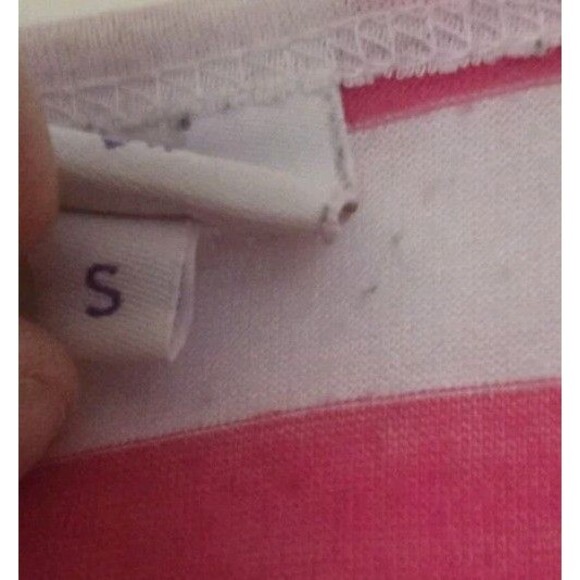 Lularoe Irma Tunic Pink & White Striped Size S Small Oversized Top Shirt Comfy - Picture 8 of 11